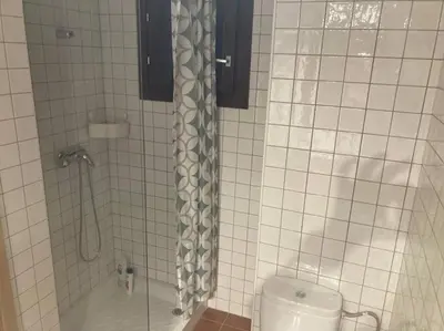 Un baño de Casa rural con encanto en Hecho