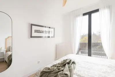 Cama o camas de una habitación en Apartamento La Nuez by Clabao