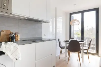 Una cocina o zona de cocina en Apartamento La Nuez by Clabao