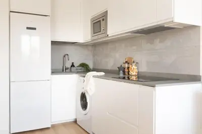 Una cocina o zona de cocina en Apartamento La Nuez by Clabao