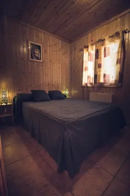 Cama o camas de una habitación en Camping Aneto