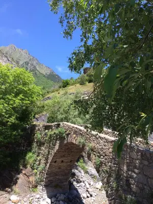 Paisaje cerca de este camping