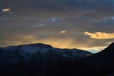 Paisaje cerca de este camping
