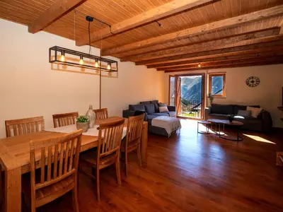 Zona de estar de Apartment Peak by Interhome