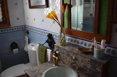 Un baño de Casa Rural Galain