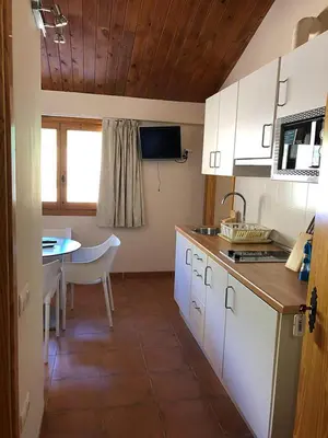 Una cocina o zona de cocina en El Sindicat de Tarrés Camins de Pedra