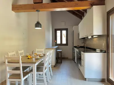 Una cocina o zona de cocina en Apartamento Rural AINARIAK-Aizpea
