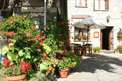 Jardín al aire libre en Apartamentos Casa Gallan