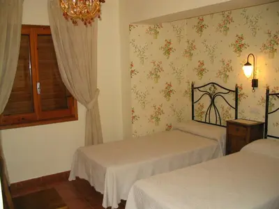 Cama o camas de una habitación en Apartamentos Casa Gallan