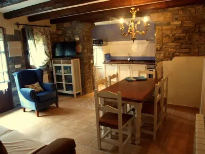 Una cocina o zona de cocina en Apartamentos Casa Gallan