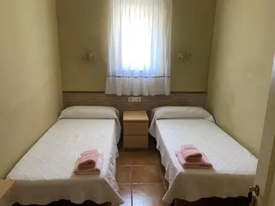 Cama o camas de una habitación en Casa Rural Can Salvado