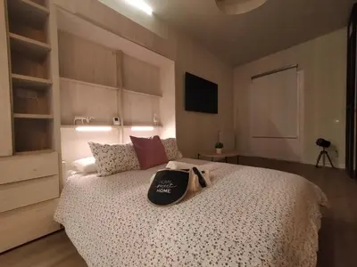 Cama o camas de una habitación en Home Sweet Home Mercaderes