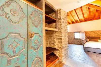 Cama o camas de una habitación en Casa Fumanal - Unique Property for up to 24