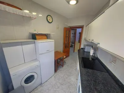 Una cocina o zona de cocina en Casa Nasarre- Acogedora casa rural con garaje con vistas a la Sierra de GUARA