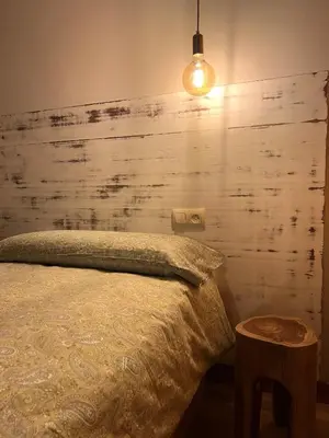 Cama o camas de una habitación en El Mirador De Cerler