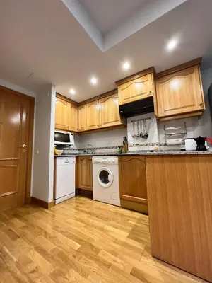 Una cocina o zona de cocina en El Mirador De Cerler