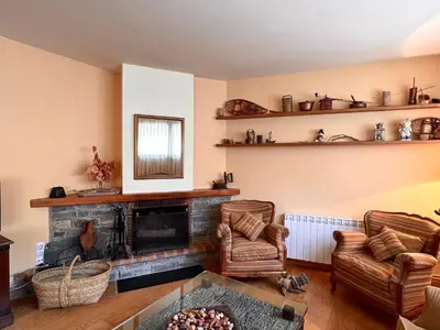 Zona de estar de Apartament de la Vall Ferrera - L'Amfitriona