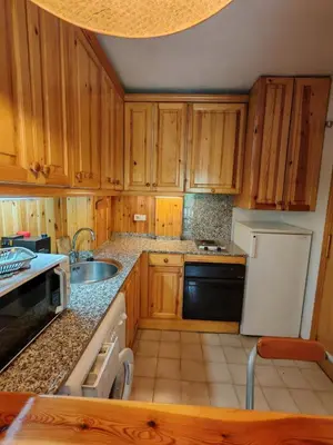 Una cocina o zona de cocina en Perfecto para parejas- Fuego, confort y equipado - Falcó 12