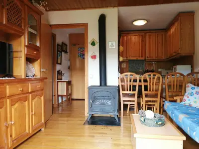 Una cocina o zona de cocina en Ambiente cálido y acogedor -Rincón rústico - Falcó 17