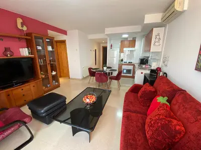 Zona de estar de Apartamentos Alcañiz, Silvia