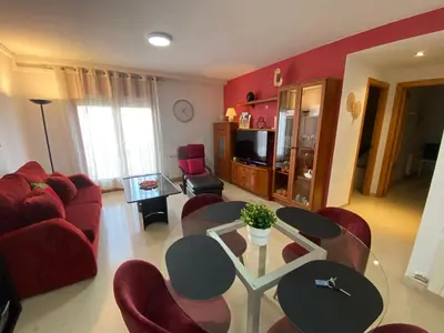 Zona de estar de Apartamentos Alcañiz, Silvia