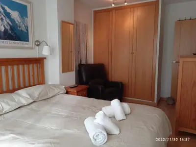 Cama o camas de una habitación en Apartamento Argualas V - WOWRURAL