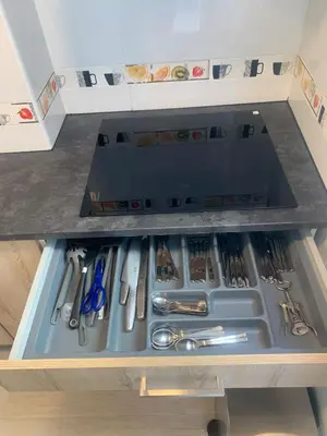 Una cocina o zona de cocina en Apartamento Zaragoza Centro 2