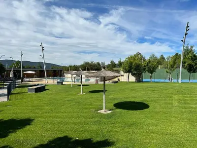 Jardín al aire libre en Apartamento Cosy. Bonito y Acogedor Duplex