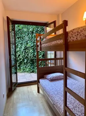 Cama o camas de una habitación en Paraíso alpino en el Pirineo: descansa y disfruta