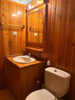 Un baño de Tranquilidad en apartamento rústico con parking - Aigüestortes 3