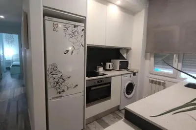 Una cocina o zona de cocina en Apartamento Turquesa