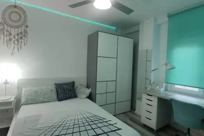 Cama o camas de una habitación en Apartamento Turquesa