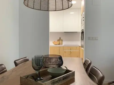 Zona de estar de Apartamento ideal en el corazón de los Pirineos