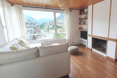 Zona de estar de Las vistas de Cerler