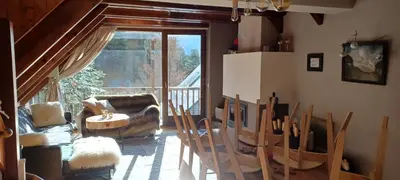 Zona de estar de Belle maison de montagne vue sur Aneto