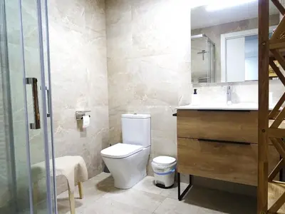 Un baño de Apartamento Milla de Oro Benasque