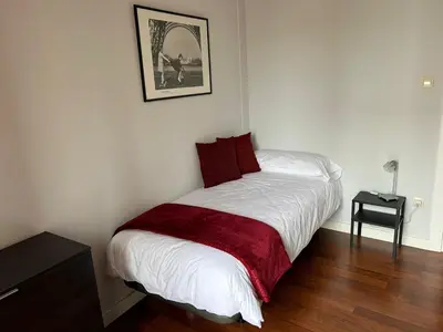 Cama o camas de una habitación en Apartamento La Cava