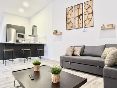Una cocina o zona de cocina en Apartamento Vive Zaragoza V
