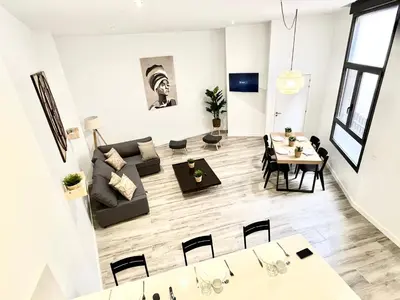 Zona de estar de Apartamento Vive Zaragoza V