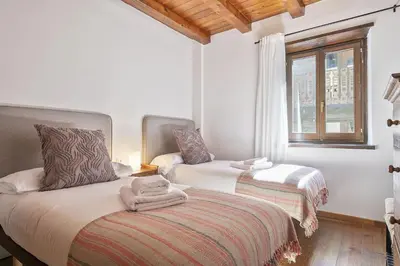 Cama o camas de una habitación en Luderna - Apartamento Centelha