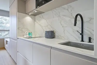 Una cocina o zona de cocina en Luderna - Apartamento Saumet A7 Margalida