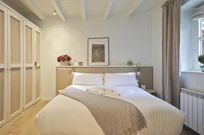 Cama o camas de una habitación en Luderna - Apartamento con terraza Orri A8