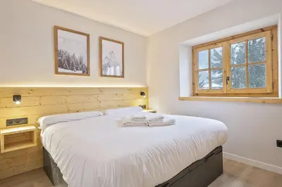 Cama o camas de una habitación en Luderna - Apartamento con terraza Artigues