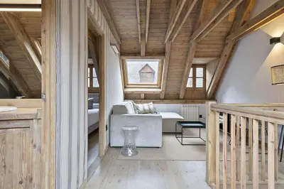 Cama o camas de una habitación en Luderna - Casa con terraza Codorna