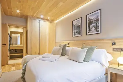 Cama o camas de una habitación en Luderna - Apartamento con jardín Marconi