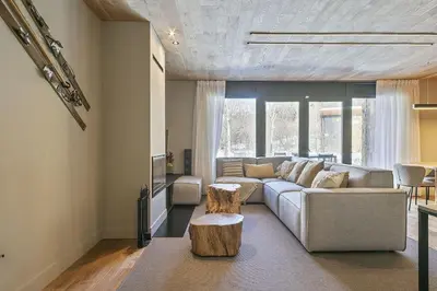 Zona de estar de Luderna - Apartamento con jardín Marconi