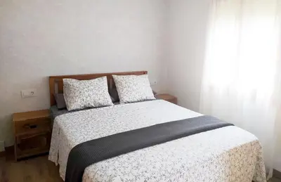Cama o camas de una habitación en Apartamento Tubal