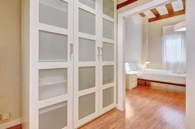 Cama o camas de una habitación en Apartamento Curia 6 by Clabao
