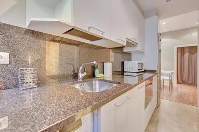 Una cocina o zona de cocina en Apartamento Curia 6 by Clabao