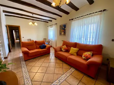 Zona de estar de Casa Moli